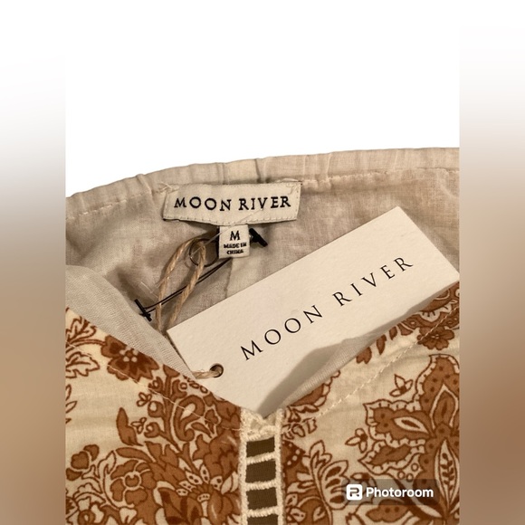 Moon River Bohemian Summer Beach Resort Dress. Size Medium. NWT - Picture 5 of 10